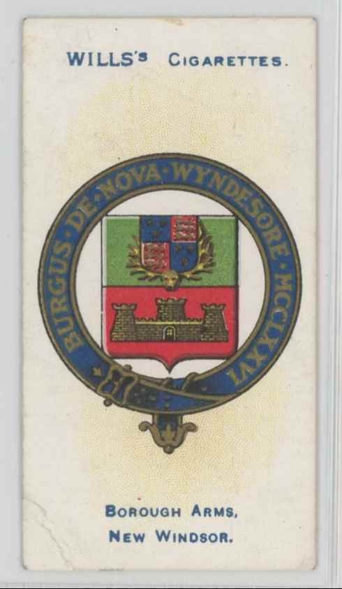 1906 Wills's Cigarettes Borough Arms Windsor #58