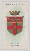 1906 Wills's Cigarettes Borough Arms Rochester #53