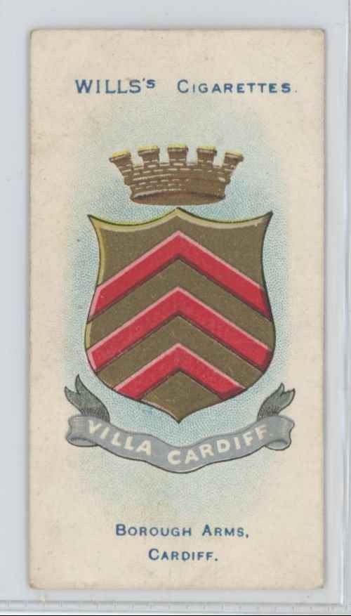 1906 Wills's Cigarettes Borough Arms Cardiff #49