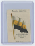 1933 Kensitas Cigarettes British Empire Silk Flag Perak Ensign