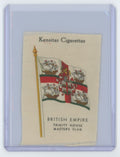 1933 Kensitas Cigarettes British Empire Silk Flag Trinity House