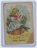 1900 Parker Brothers Old Maid Card Susie Sweet