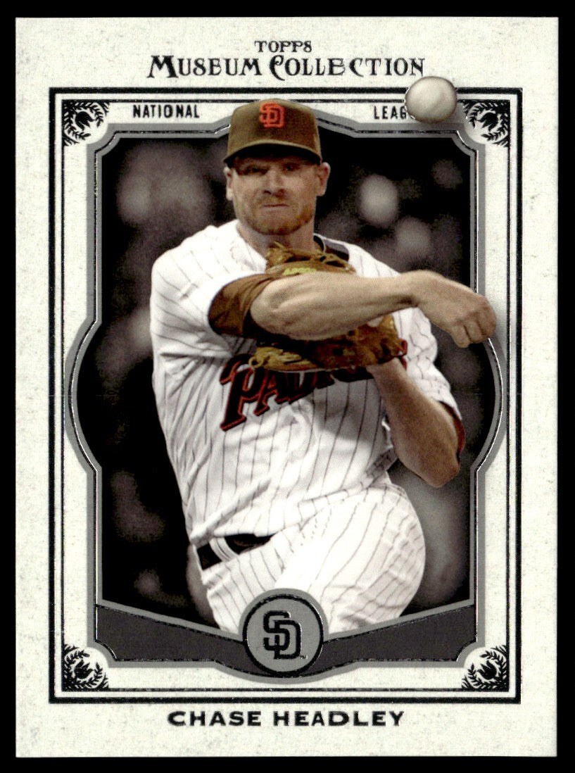 2013 Topps Museum Collection Chase Headley Baseball Card San Diego Padres #41