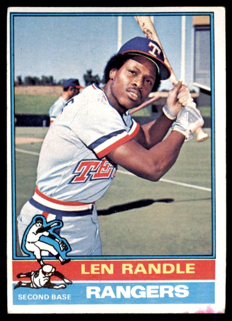 1976 TOPPS LEN RANDLE . TEXAS RANGERS #31