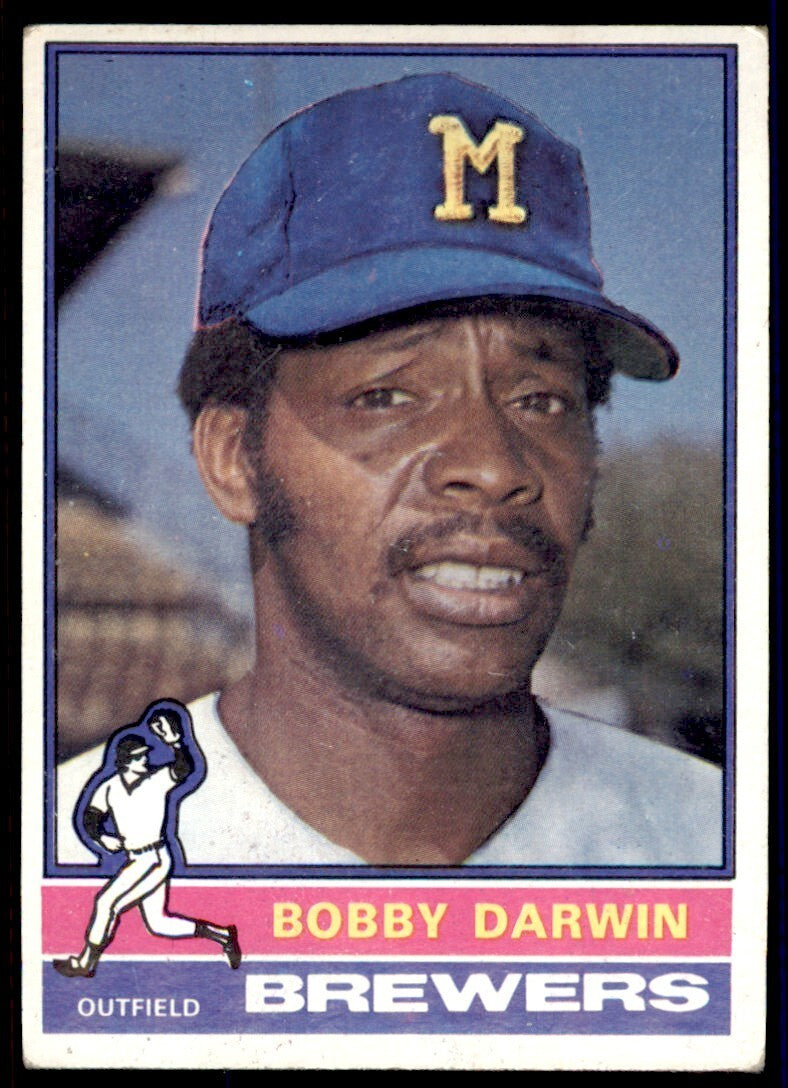 1976 TOPPS BOBBY DARWIN . MILWAUKEE BREWERS #63