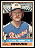 1976 TOPPS CARL MORTON . ATLANTA BRAVES #328