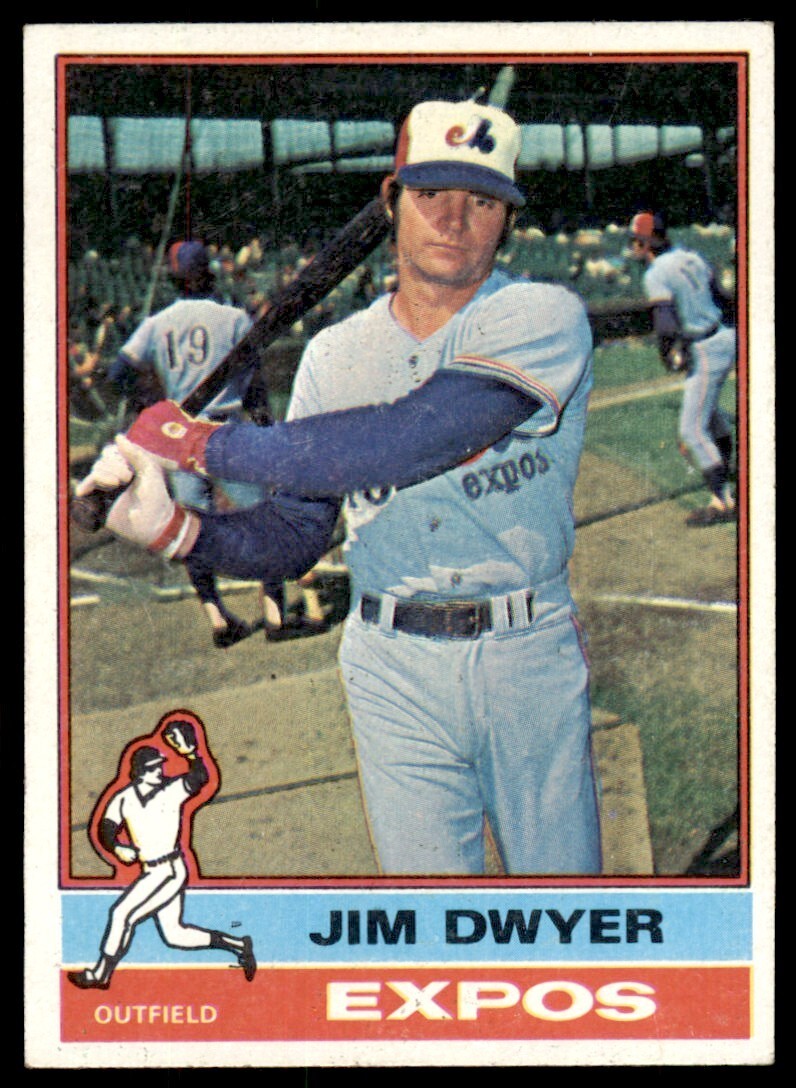 1976 TOPPS JIM DWYER . MONTREAL EXPOS #94
