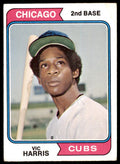 1974 TOPPS VIC HARRIS . CHICAGO CUBS #157