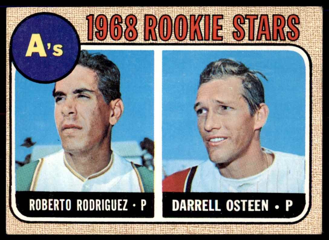 1968 TOPPS ROBERTO RODRIGUEZ/DARRELL OSTEEN ROOKIE . 1968 ROOKIE STARS #199