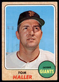1968 TOPPS TOM HALLER . SAN FRANCISCO GIANTS #185