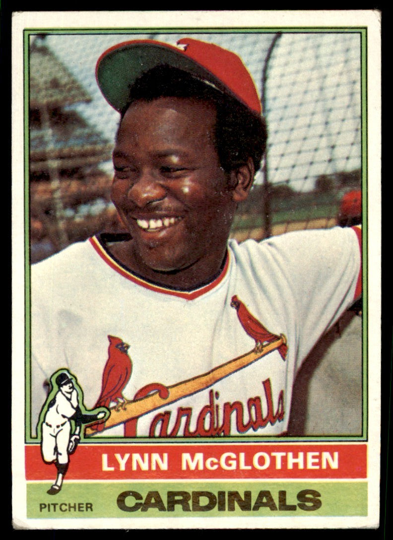 1976 TOPPS LYNN MCGLOTHEN . ST. LOUIS CARDINALS #478