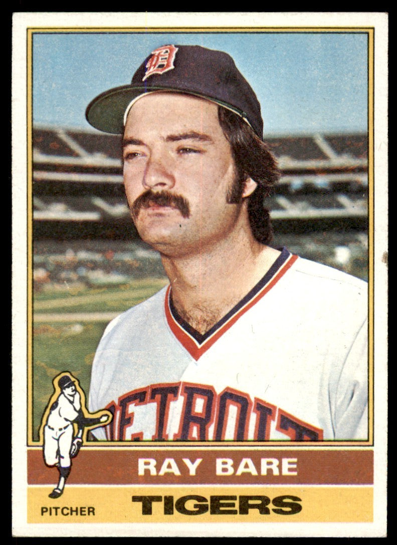 1976 TOPPS RAY BARE ROOKIE . DETROIT TIGERS #507