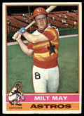1976 TOPPS MILT MAY . HOUSTON ASTROS #532