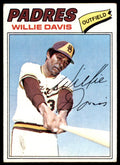 1977 TOPPS WILLIE DAVIS . SAN DIEGO PADRES #603