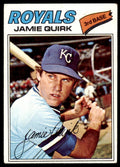 1977 TOPPS JAMIE QUIRK . KANSAS CITY ROYALS #463