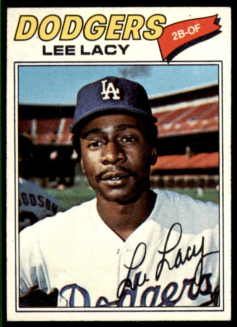 1977 TOPPS LEE LACY . LOS ANGELES DODGERS #272