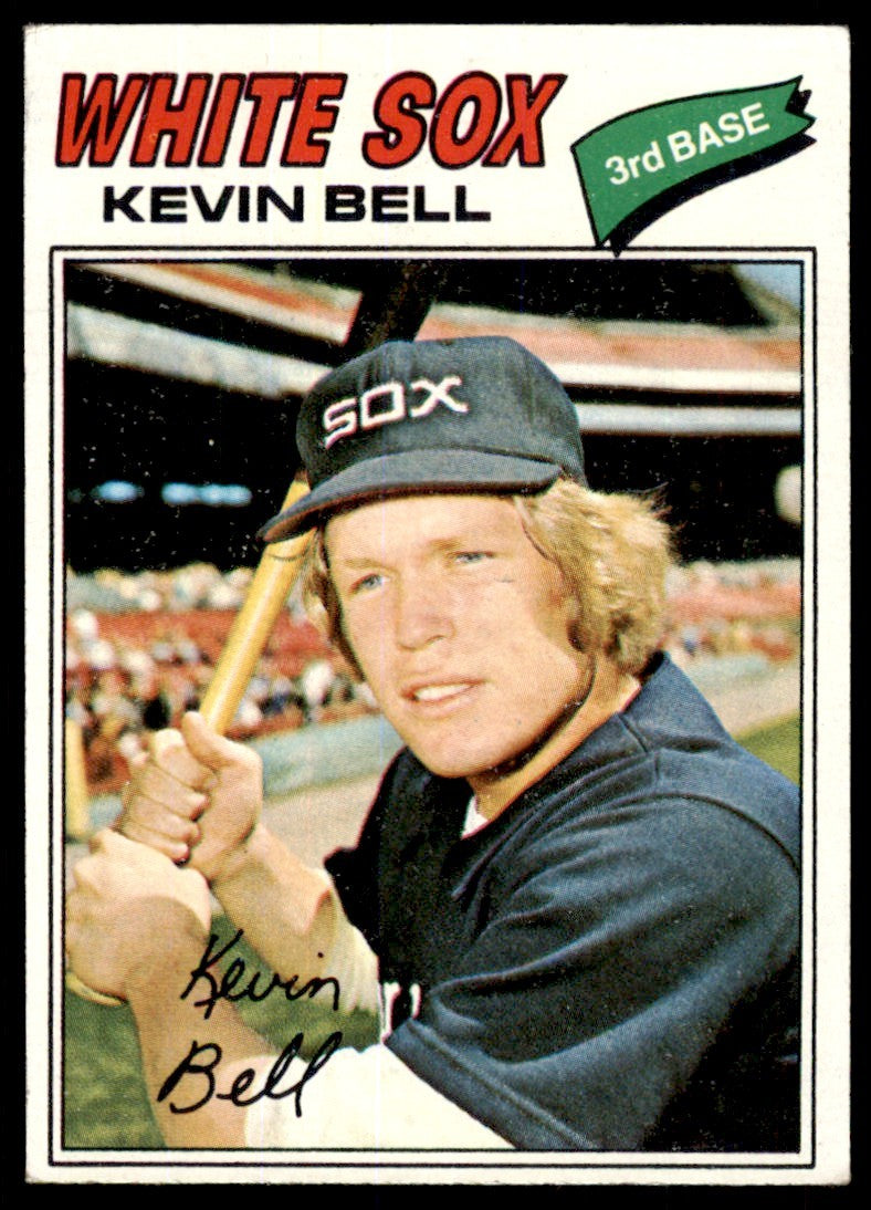 1977 TOPPS KEVIN BELL ROOKIE . CHICAGO WHITE SOX #83