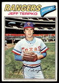 1977 TOPPS JEFF TERPKO ROOKIE . TEXAS RANGERS #137