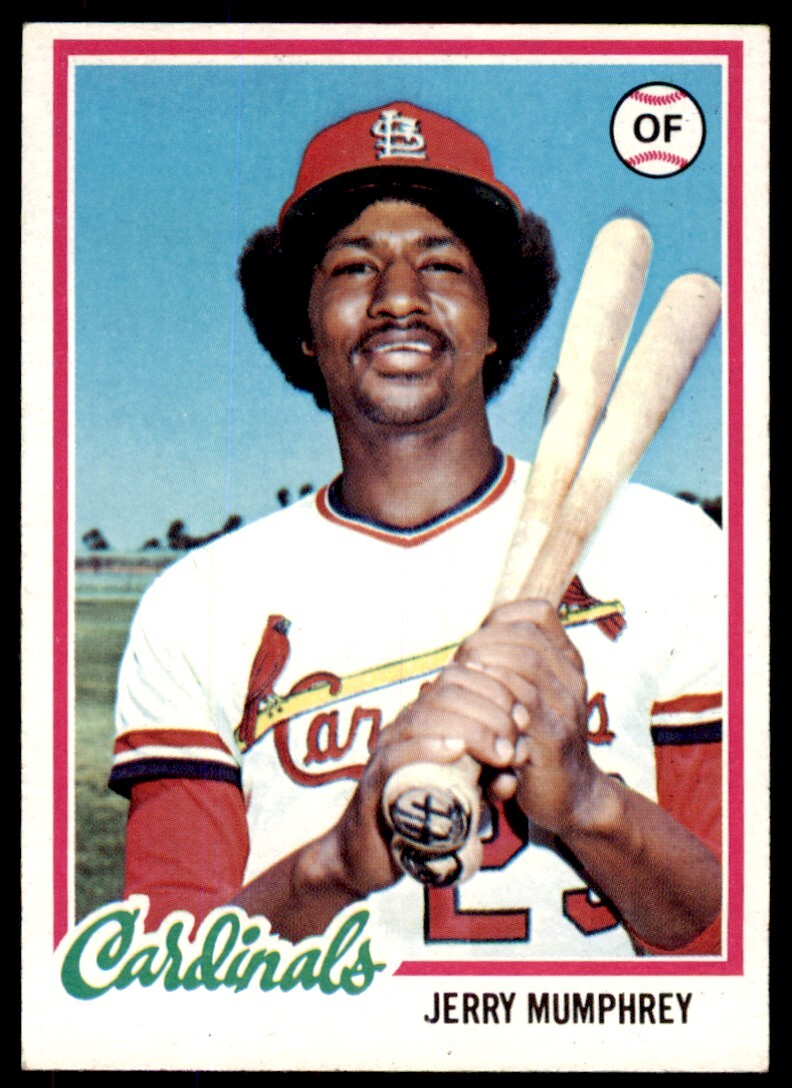 1978 TOPPS JERRY MUMPHREY . ST. LOUIS CARDINALS #452