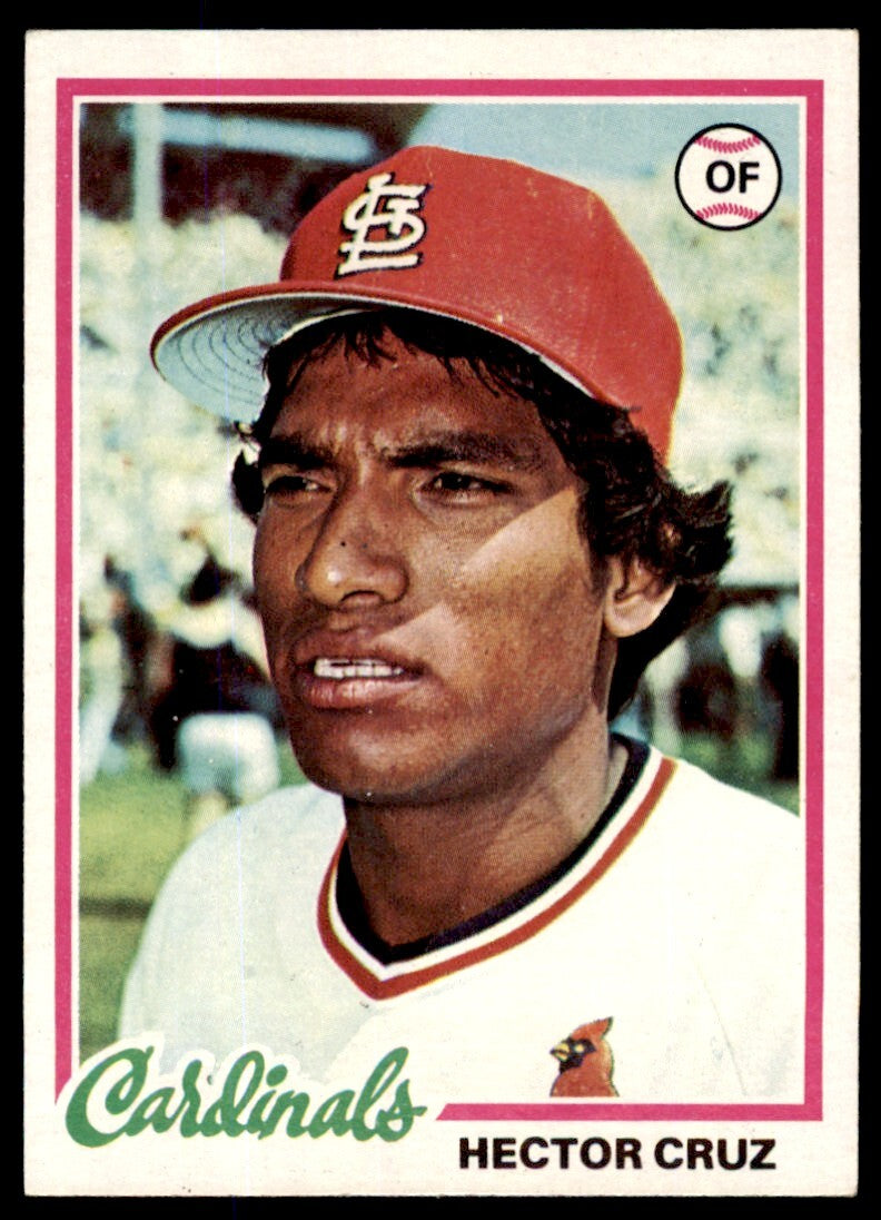 1978 TOPPS HECTOR CRUZ . ST. LOUIS CARDINALS #257
