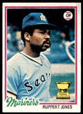 1978 TOPPS RUPPERT JONES . SEATTLE MARINERS #141