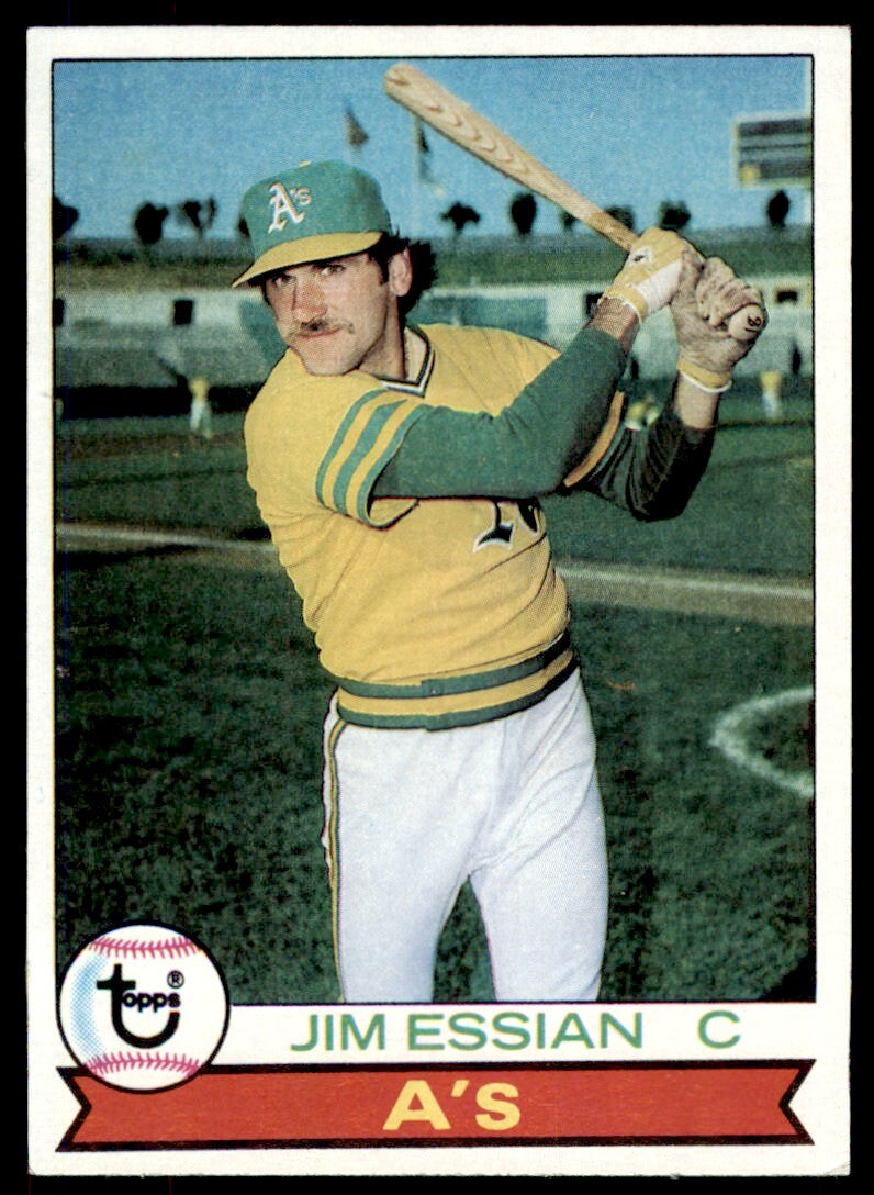 1979 TOPPS JIM ESSIAN . OAKLAND ATHLETICS #458