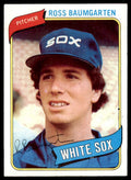 1980 TOPPS ROSS BAUMGARTEN . CHICAGO WHITE SOX #138