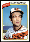 1980 TOPPS MARK BELANGER . ORIOLES #425