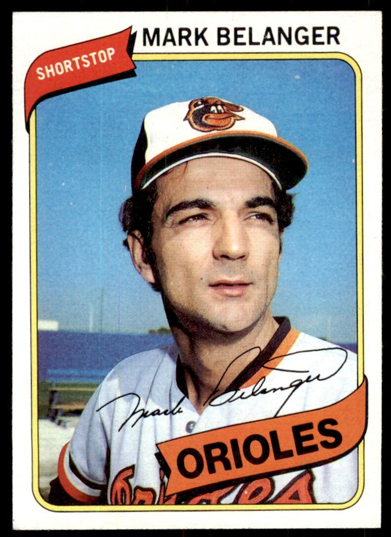 1980 TOPPS MARK BELANGER . ORIOLES #425