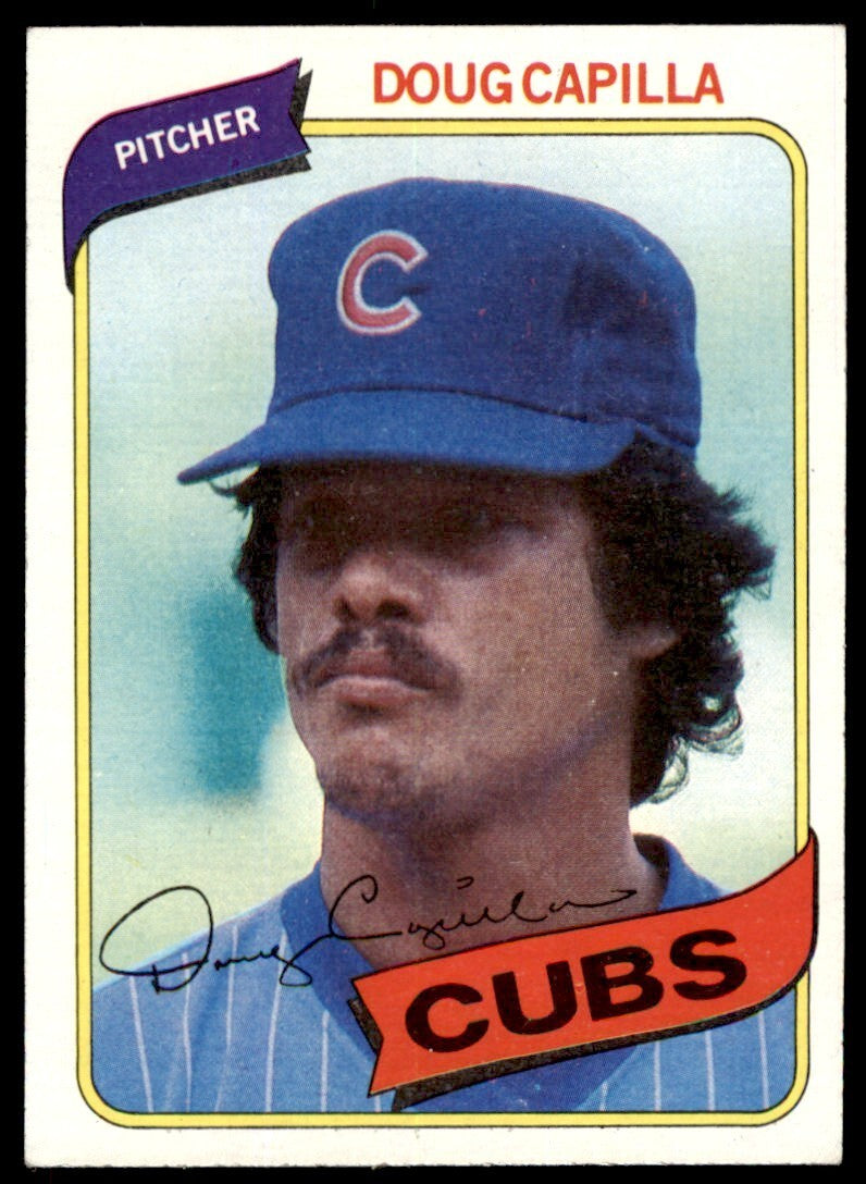 1980 TOPPS DOUG CAPILLA . CHICAGO CUBS #628