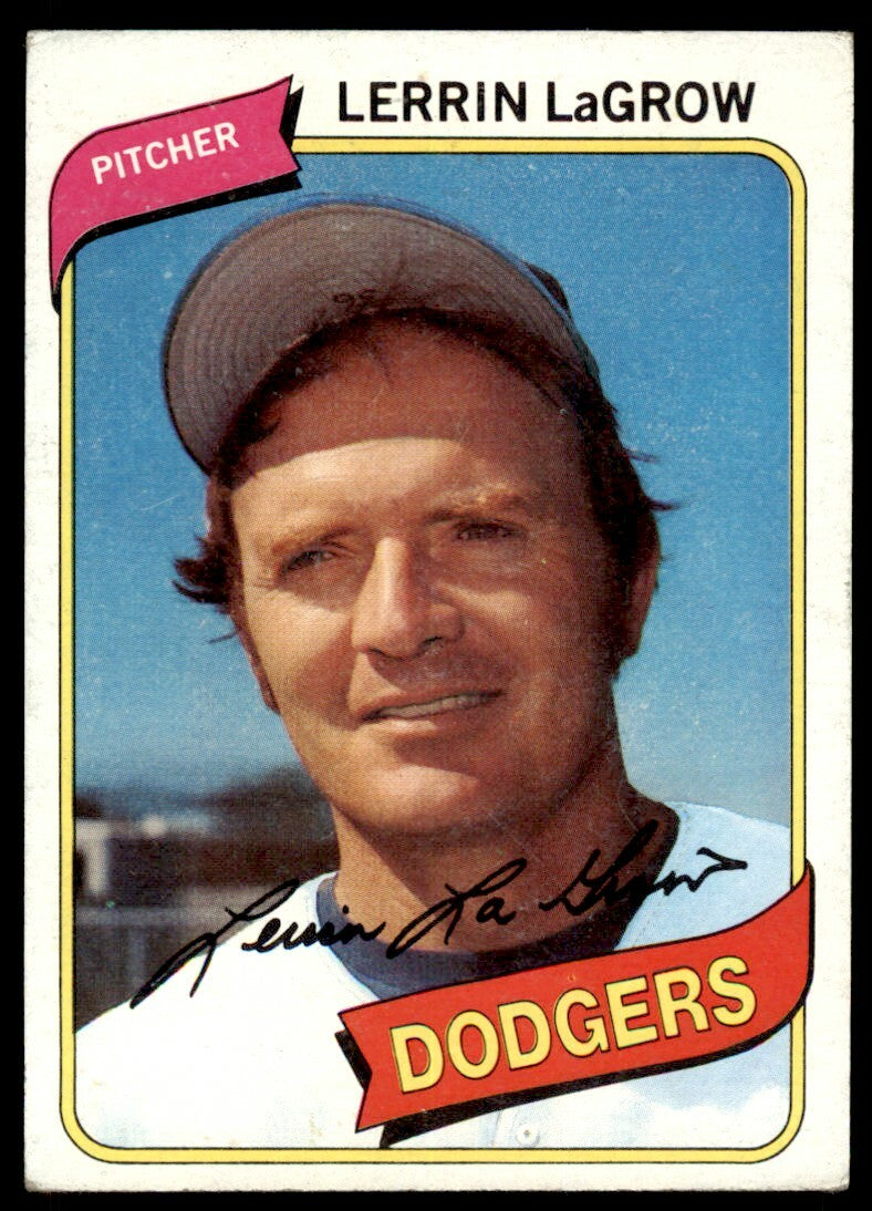 1980 TOPPS LERRIN LAGROW  LOS ANGELES DODGERS #624