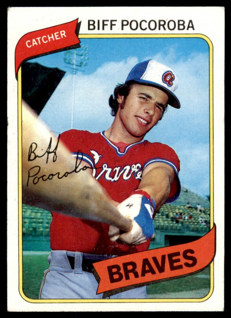 1980 TOPPS BIFF POCOROBA ATLANTA BRAVES #132