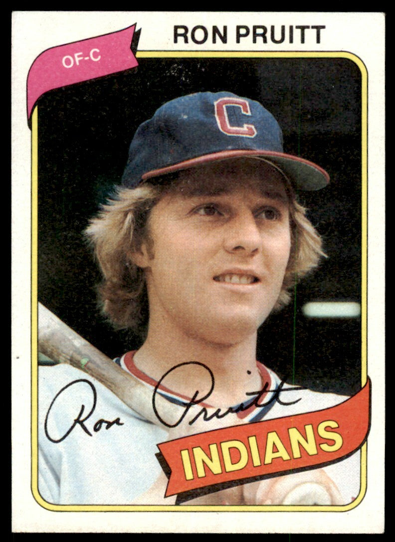 1980 TOPPS RON PRUITT CLEVELAND INDIANS #13