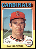 1975 TOPPS RAY SADECKI . ST. LOUIS CARDINALS #349