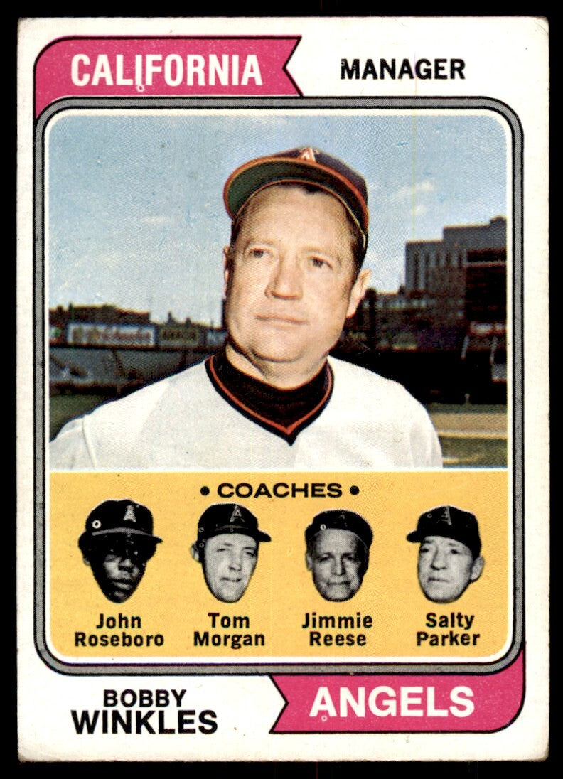 1974 TOPPS ANGELS FIELD LEADERS . CALIFORNIA ANGELS #276