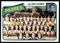 1980 TOPPS PADRES TEAM CHECKLIST . SAN DIEGO PADRES #356