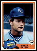 1981 TOPPS MARTY PATTIN . KANSAS CITY ROYALS #389