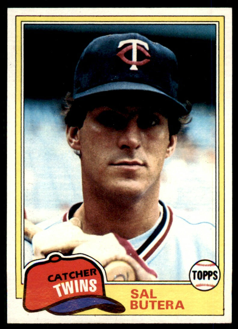 1981 TOPPS SAL BUTERA ROOKIE . MINNESOTA TWINS #243
