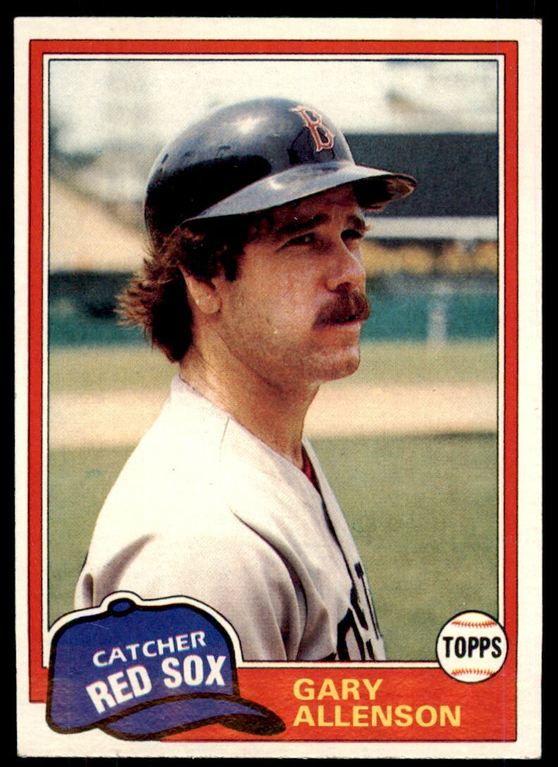 1981 TOPPS GARY ALLENSON . BOSTON RED SOX #128