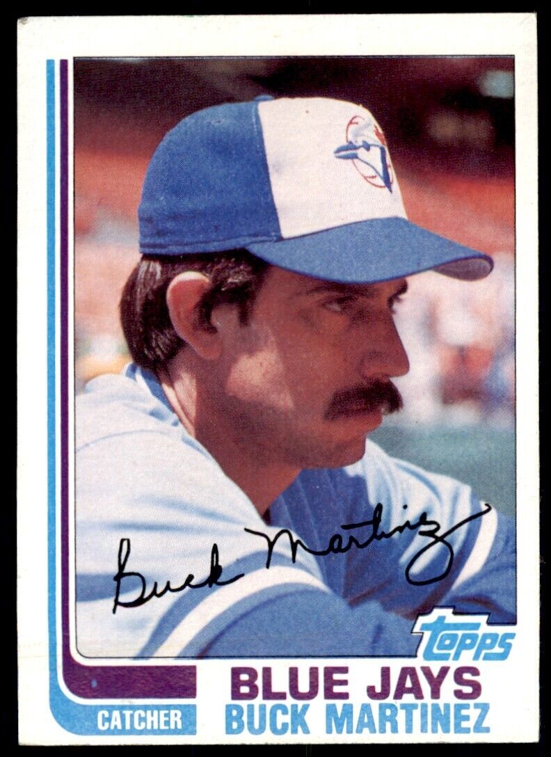 1982 TOPPS BUCK MARTINEZ . TORONTO BLUE JAYS #314