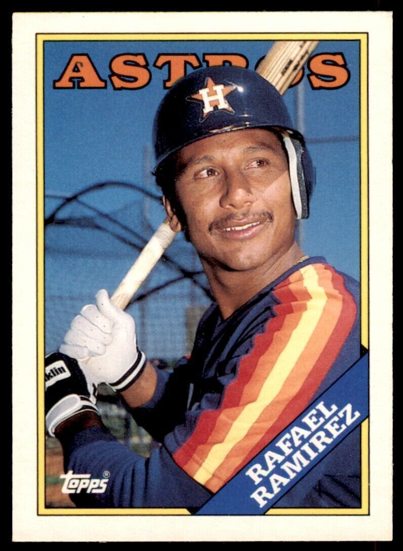 1988 TOPPS TRADED RAFAEL RAMIREZ . HOUSTON ASTROS #90T