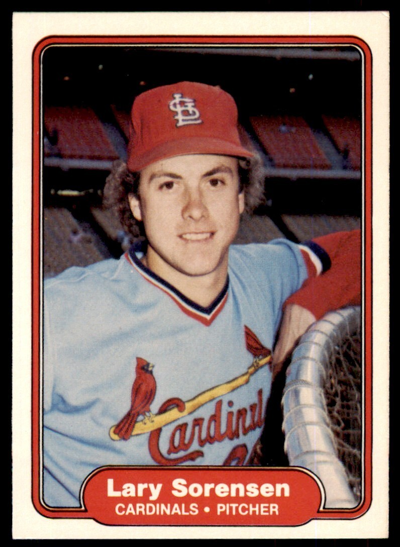 1982 FLEER LARY SORENSEN . ST. LOUIS CARDINALS #128