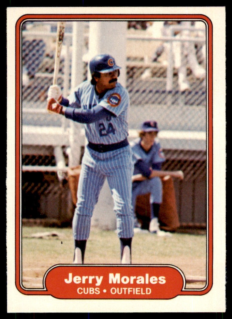 1982 FLEER JERRY MORALES . CHICAGO CUBS #601