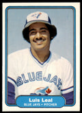 1982 FLEER LUIS LEAL . TORONTO BLUE JAYS #617