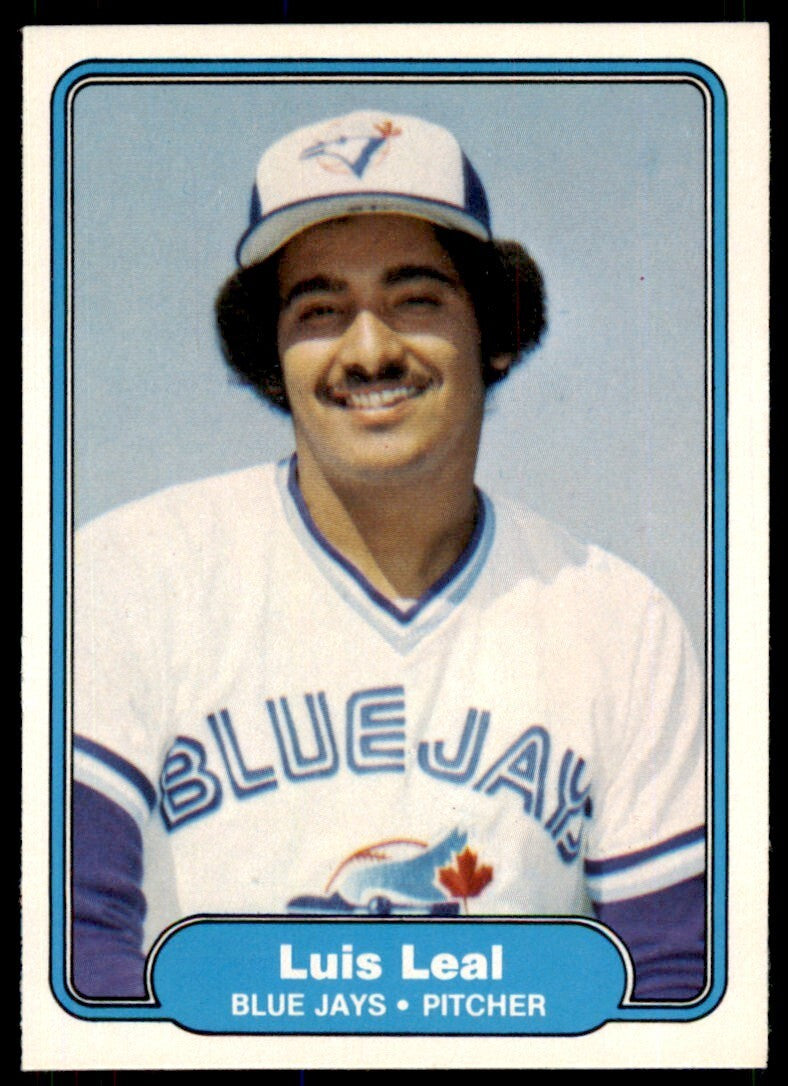 1982 FLEER LUIS LEAL . TORONTO BLUE JAYS #617