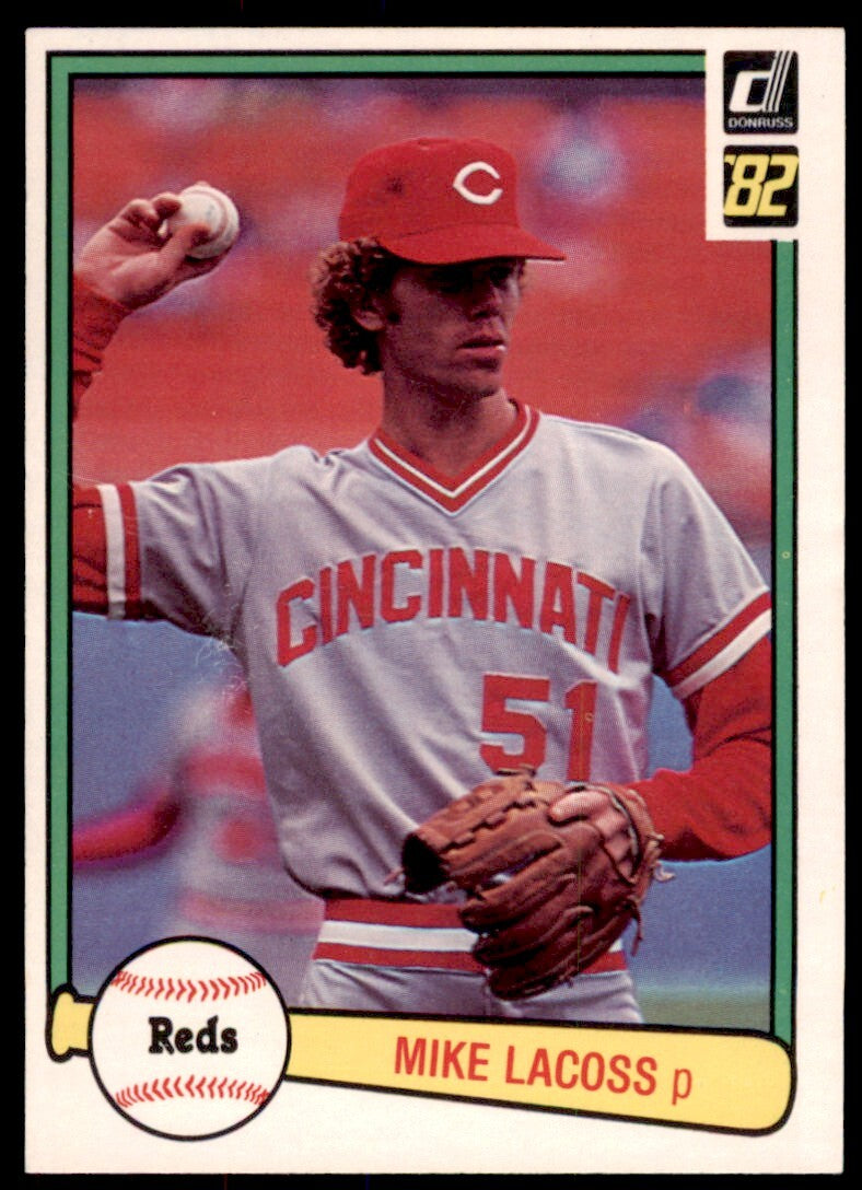 1982 DONRUSS MIKE LACOSS . CINCINNATI REDS #440