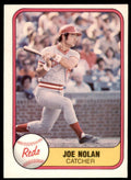 1981 FLEER JOE NOLAN . CINCINNATI REDS #212