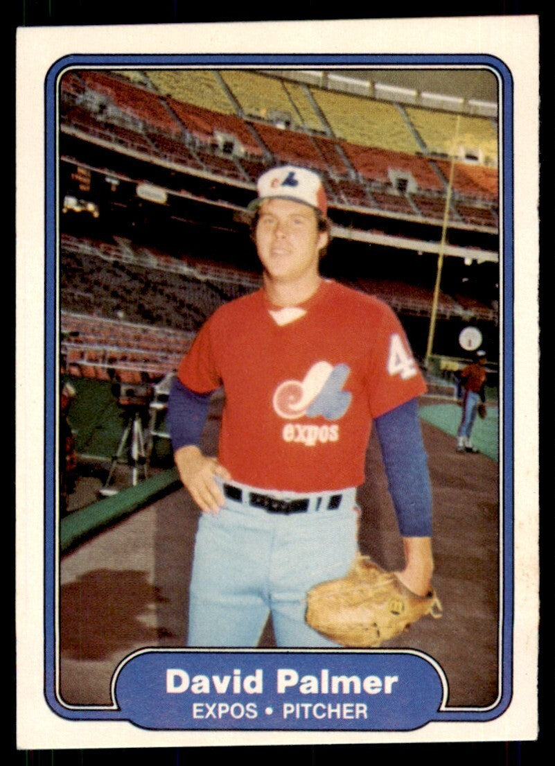 1982 FLEER DAVID PALMER . MONTREAL EXPOS #199