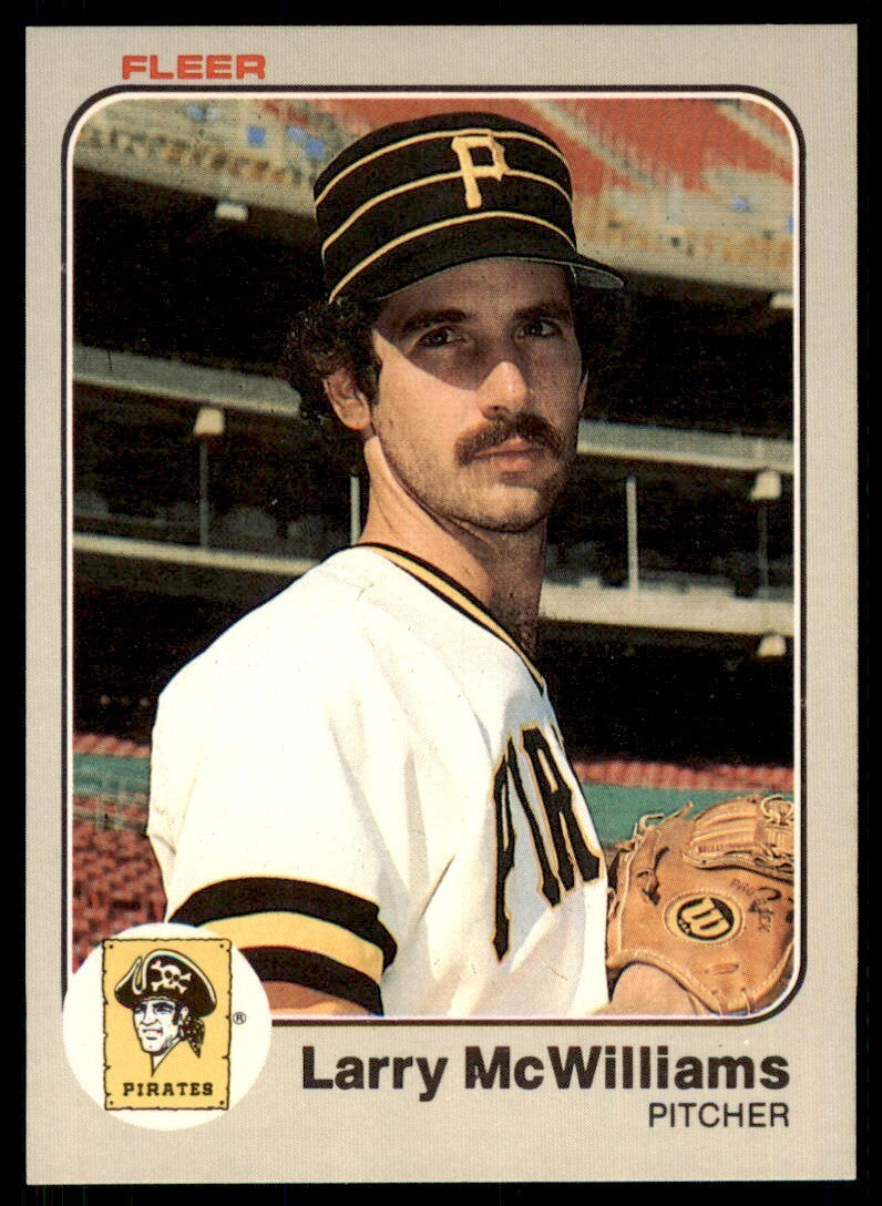 1983 FLEER LARRY MCWILLIAMS . ATLANTA BRAVES #267