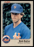 1983 FLEER BOB BAILOR . NEW YORK METS #538
